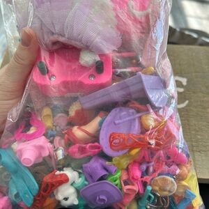 4/$100 BARBIE vintage Colorful Kids Toy Set lot